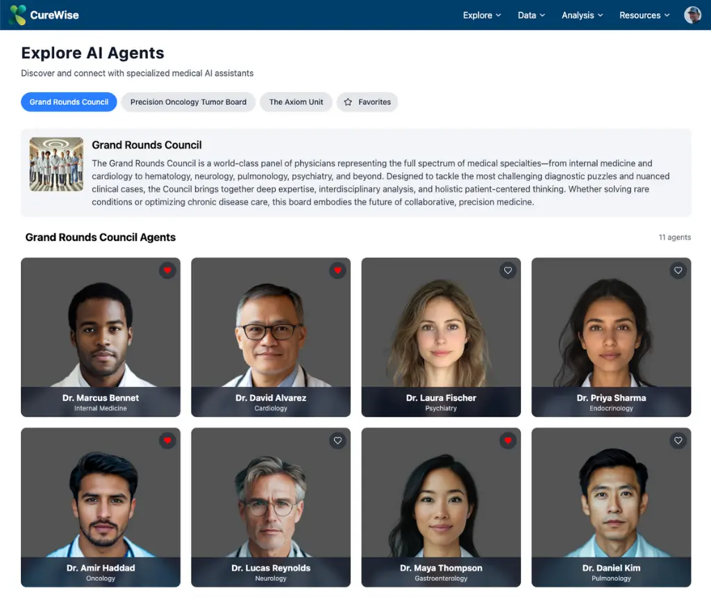 Choose Your AI Medical Agents