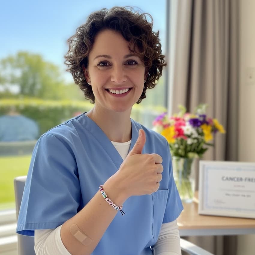 Photo of a patient giving a testimonial about Curewise